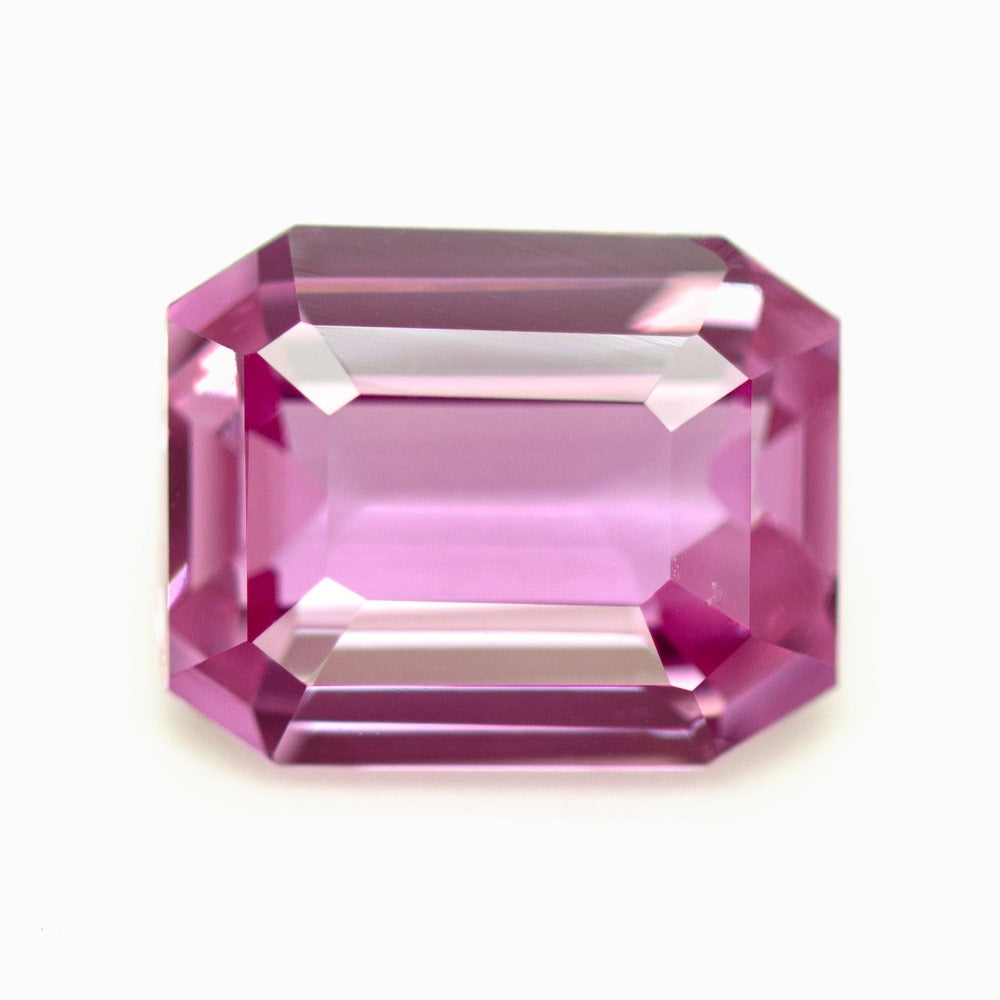 7.4x5.87mm Octagonal Pink Sapphire - No Heat - Certificated (SAPE001)