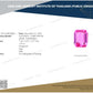 7.4x5.87mm Octagonal Pink Sapphire - No Heat - Certificated (SAPE001)