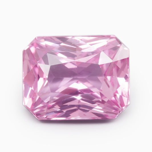 7.75x6.09mm Octagonal Radiant Madagascan Pink Sapphire - Certificated (SAPE004)