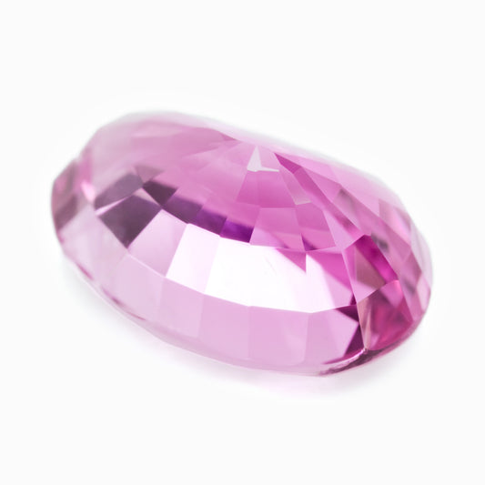 9.9x6.9mm Madagascan Pink Oval Sapphire Certificated (SAPV006)