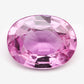 8.84x6.82mm Madagascan Pink Oval Sapphire - Certificated (SAPV012)