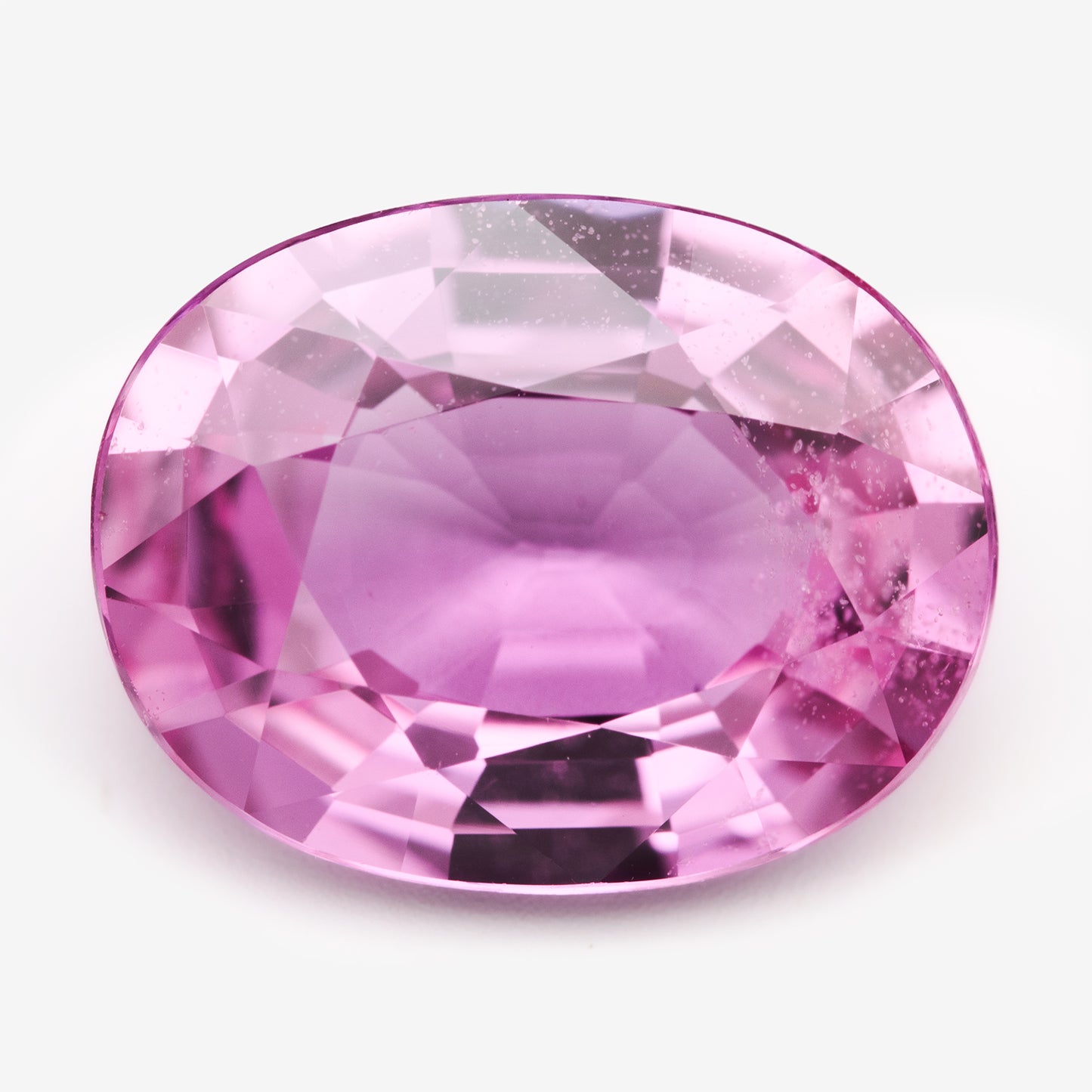 8.84x6.82mm Madagascan Pink Oval Sapphire - Certificated (SAPV012)