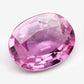 8.84x6.82mm Madagascan Pink Oval Sapphire - Certificated (SAPV012)