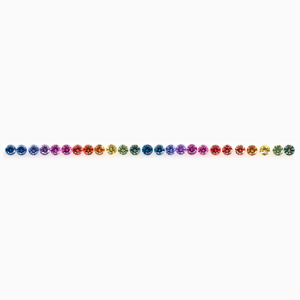 1.75mm Round Rainbow Sapphire Set (SARR202)