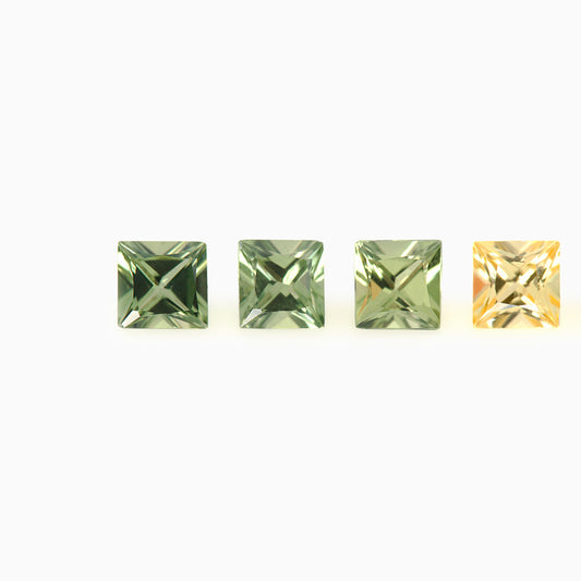 1.75mm Princess-Cut Rainbow Sapphire Set (SARR210)