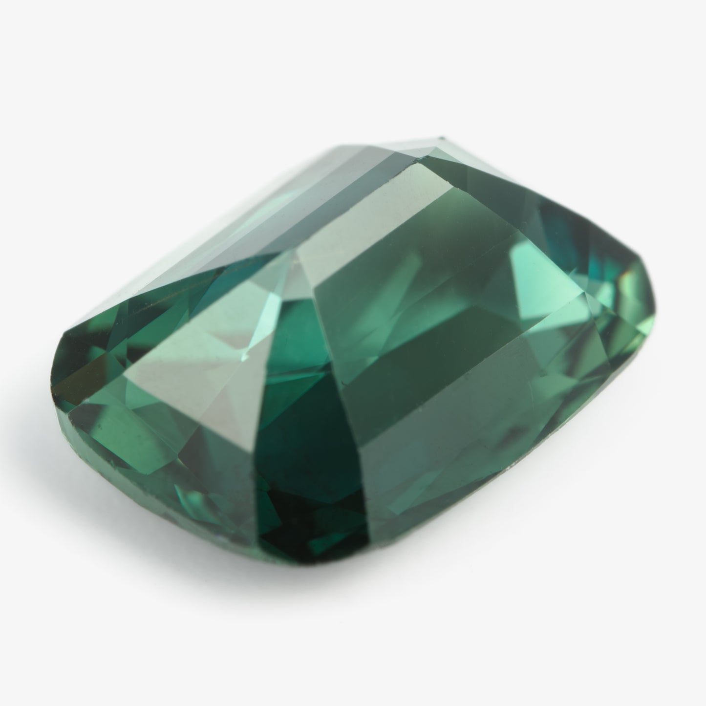 7.14x5.26mm Cushion Teal Sapphire Certificated (SATC004)