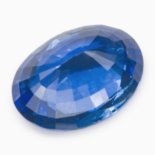 7.93x6.02mm Oval Sapphire Certificated (SAV162)