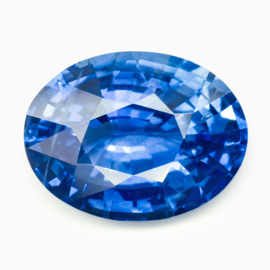 7.93x6.02mm Oval Sapphire Certificated (SAV162)