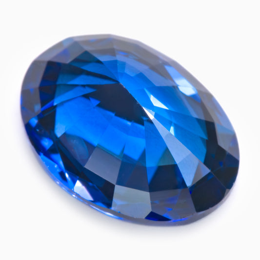 8.07x5.98mm Oval Ceylon Sapphire Certificated (SAV164)