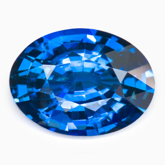 8.07x5.98mm Oval Ceylon Sapphire Certificated (SAV164)