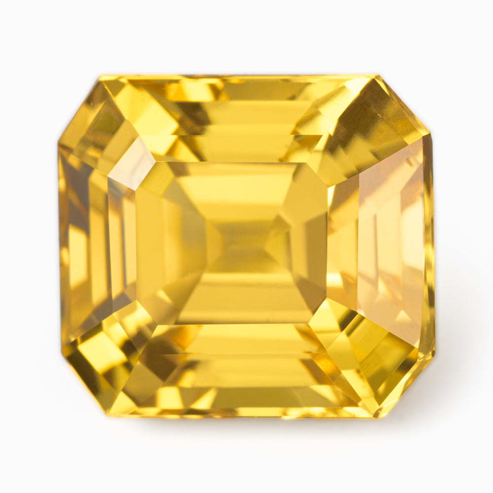 6.94x6.26mm Octagonal Yellow Sapphire - 1.99ct (SAYE022)