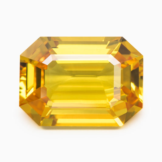 10.55x7.66mm Octagonal Yellow Sapphire - 3.59ct (SAYE10576)