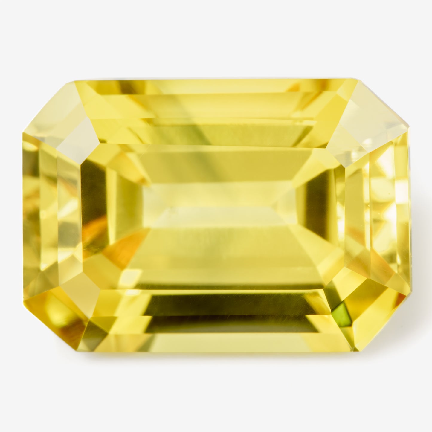 8.11x5.72mm Octagonal Yellow Sapphire - Certificated (SAYE86A)