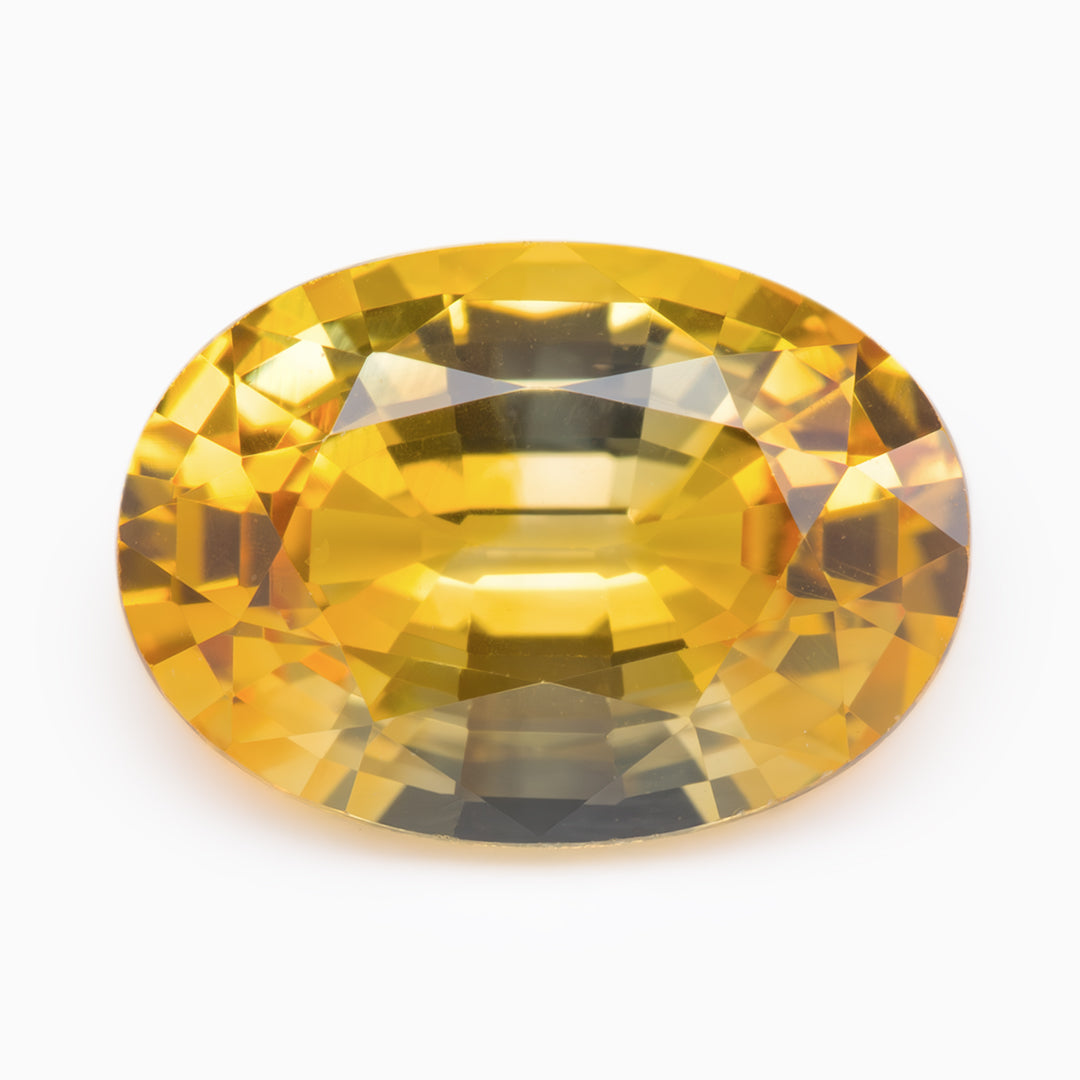 7.02x4.99mm Oval Yellow Sapphire (SAYV005)