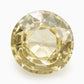 6.53x6.47mm Round Unheated Yellow Sapphire - Certificated (SAYR002)