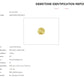 6.53x6.47mm Round Unheated Yellow Sapphire - Certificated (SAYR022)