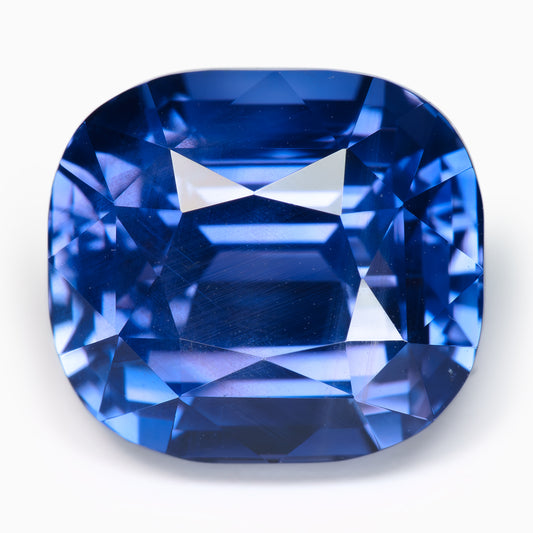 9.37x8.46mm Cushion No Heat Colour Change Sapphire - Certificated (STONE)
