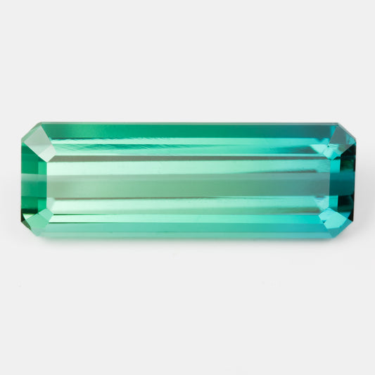 15.48x5.36mm Octagonal Lagoon Tourmaline - Certificated (TOGE006)