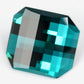 8.44x7.8mm Emerald Cut Fancy Cut Indicolite Tourmaline - Certificated (TOGE007)