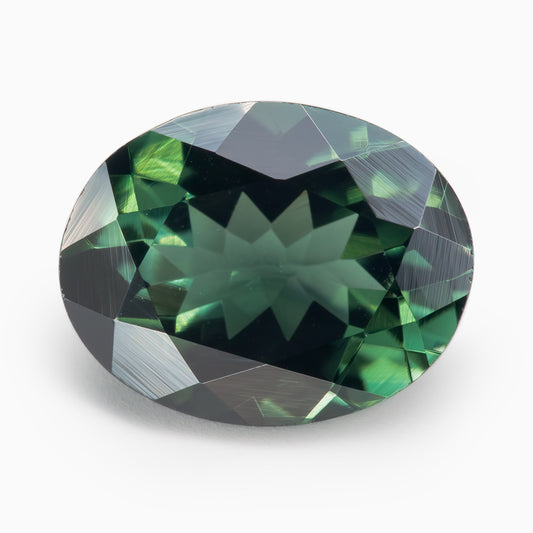 8.73x6.88mm Oval Green Tourmaline (TOGV007)