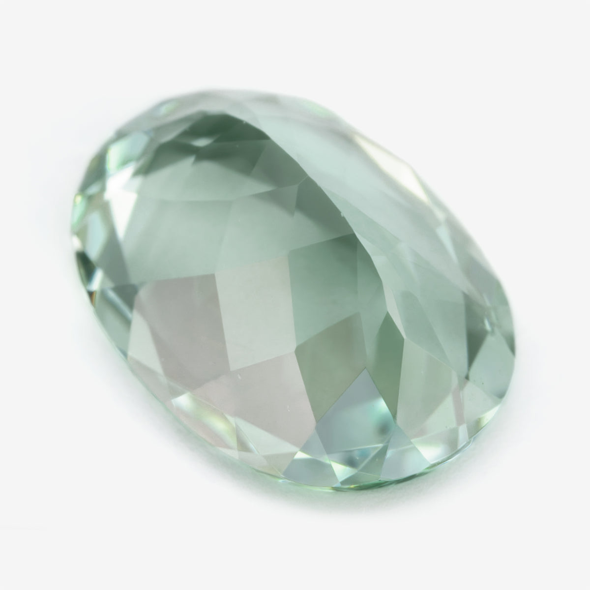 8x6mm Round Mint Green Tourmaline (TOGV86A)