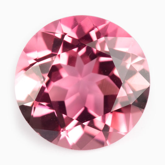 6.5mm Round Pink Tourmaline [TOPR65SS]