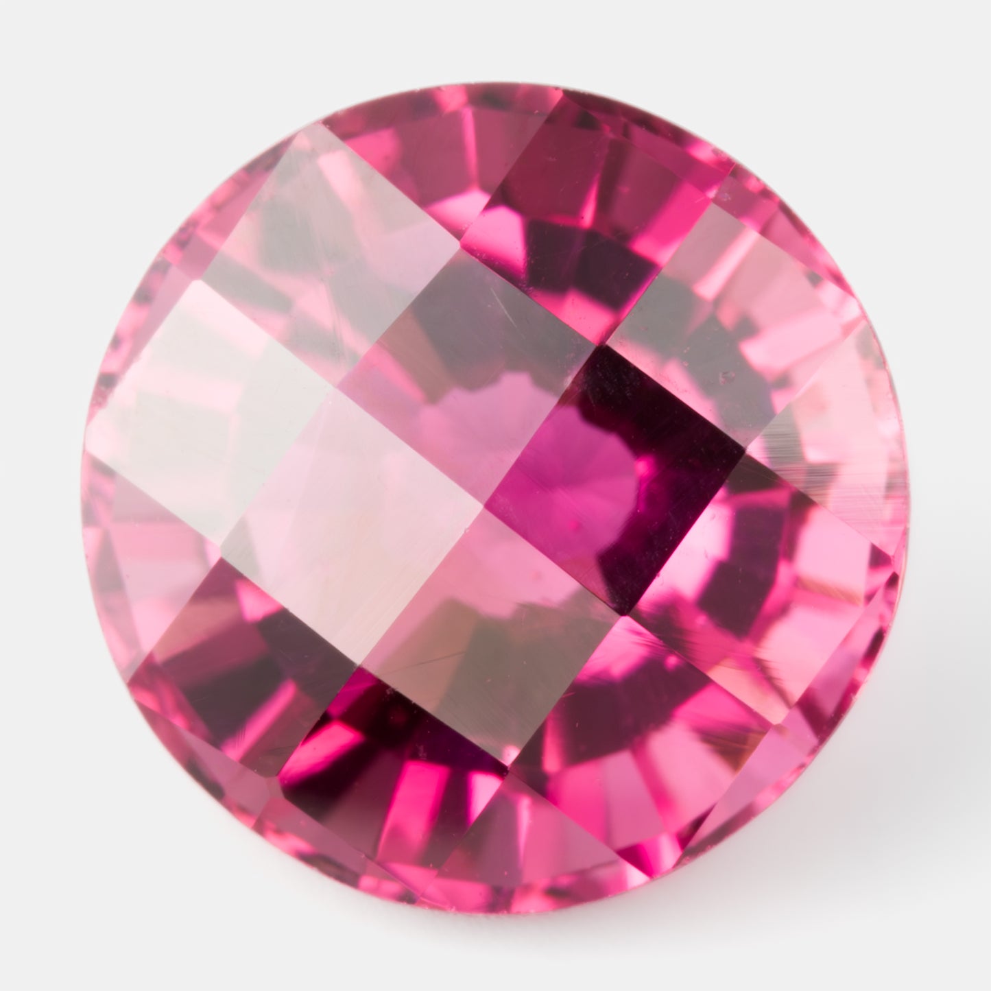 8.40mm Round Chequerboard Pink Tourmaline [TOPR84]