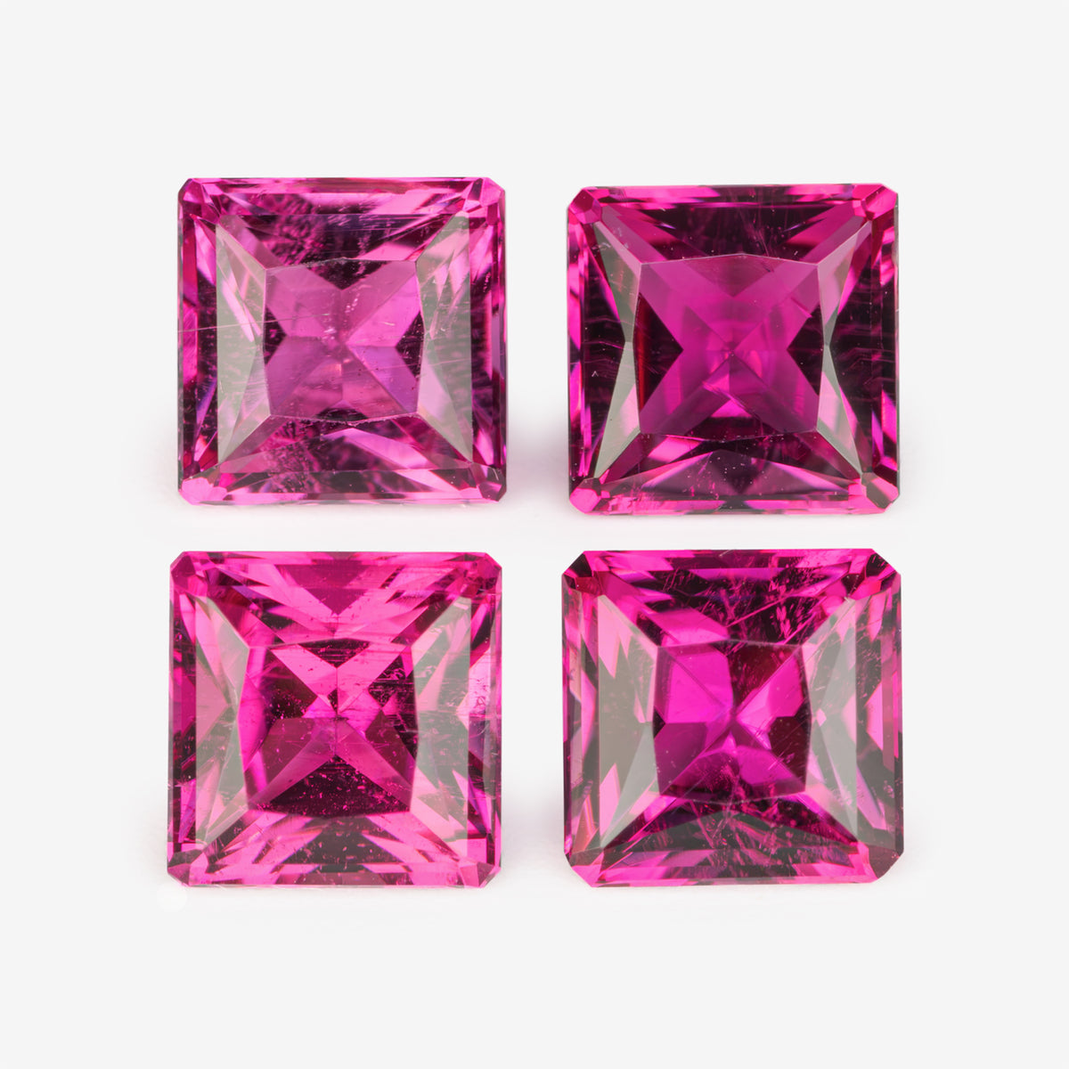 5mm Square Octagonal Pink Rubellite Tourmaline (TOREQ50)