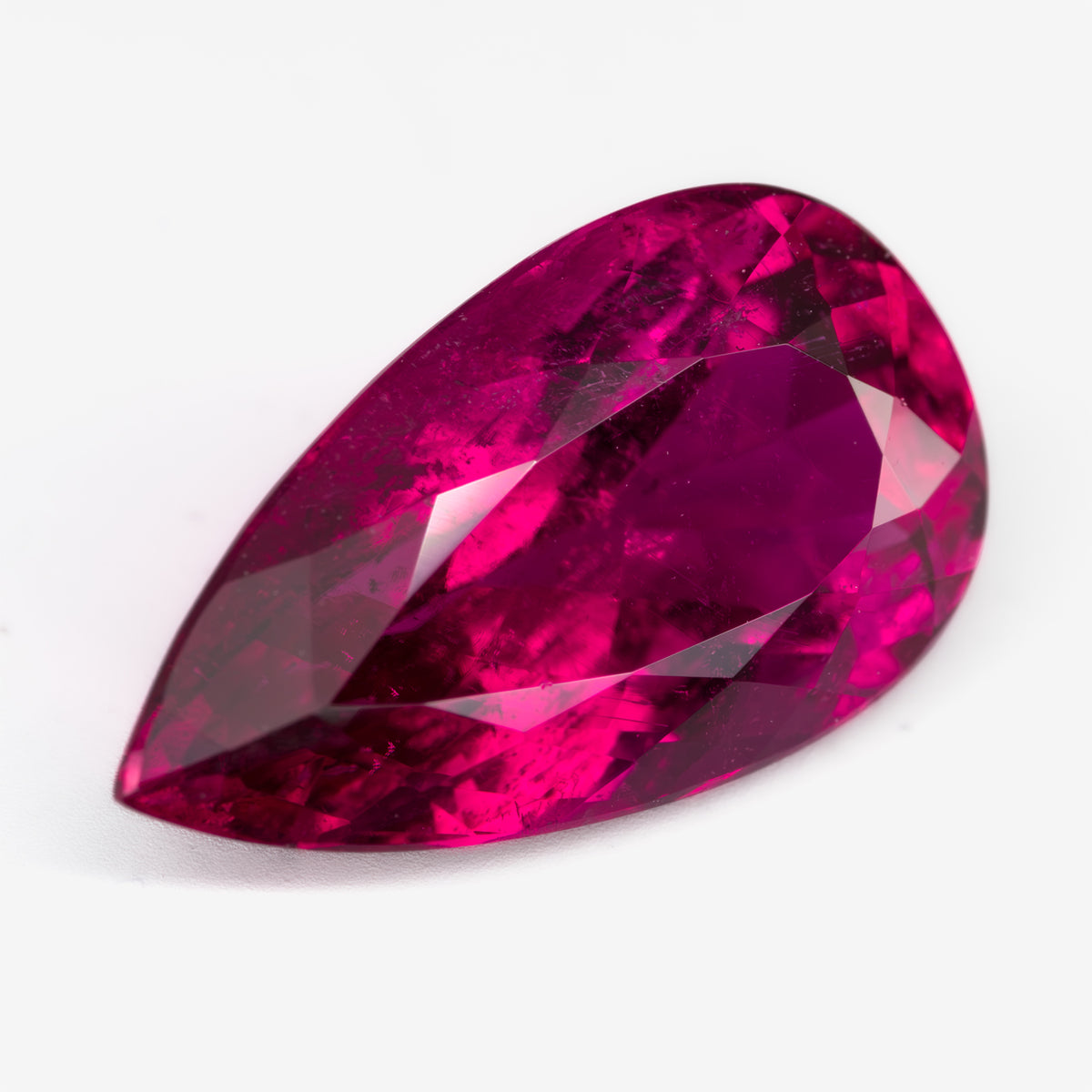 13.26x7.60mm Pear Shape Rubellite Tourmaline (TORP013)