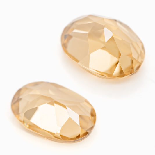 7x5mm Oval Golden Zircon (ZIV75B)