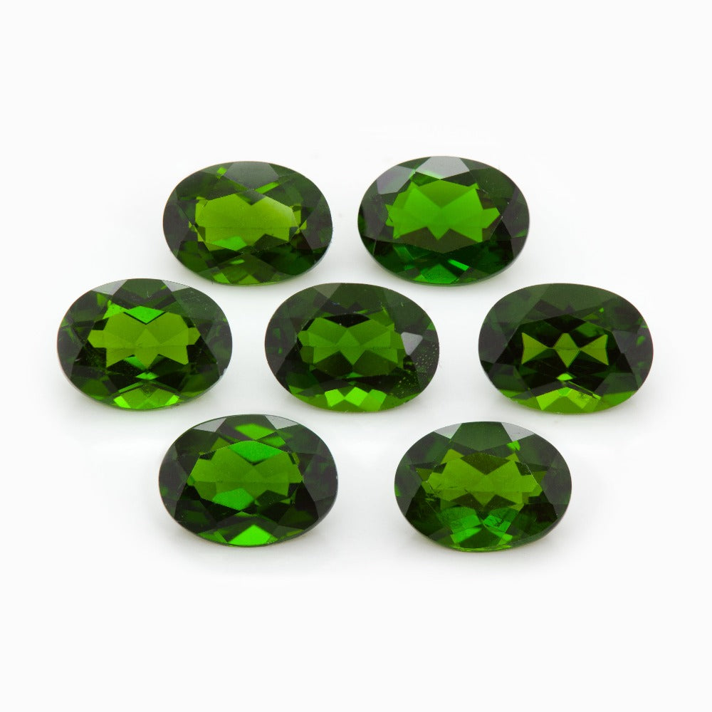 8x6mm Oval Chrome Diopside (DOPV86)