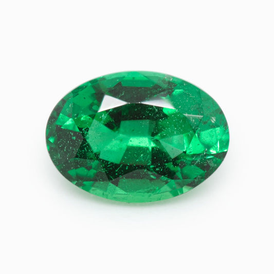 [SOLD] 6.94x5mm Oval Emerald Certificated (EMV022)