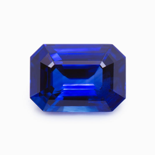 [SOLD] 7.97x5.85mm Octagonal Ceylon Sapphire Certificated (SACE119)